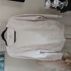 Indigo Rein Embroidered Daisy Sweater